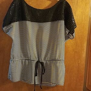 Cach'e black Sequins  blouse